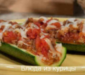 цуккини фаршированные колбасой рецепт
